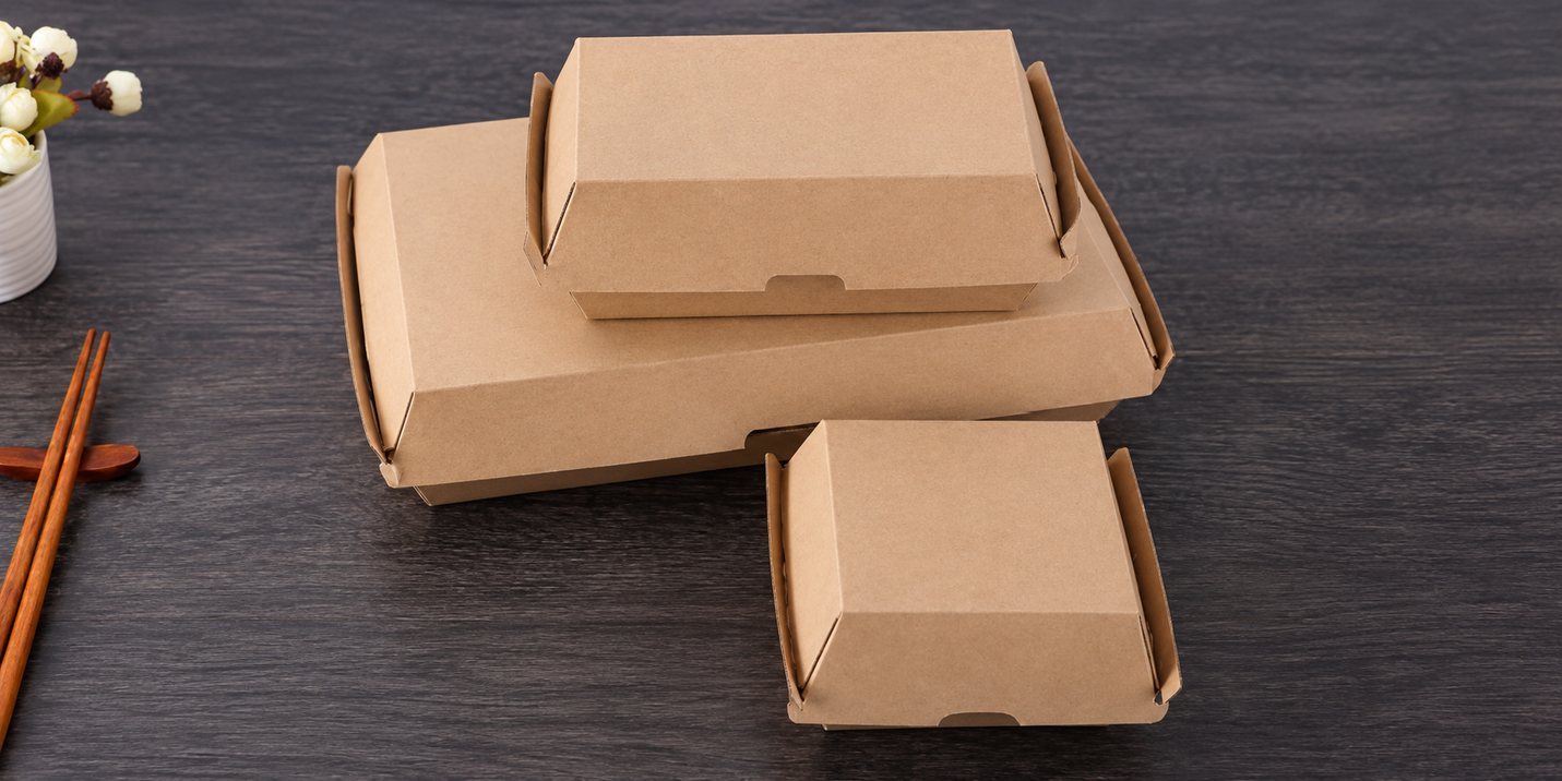 Corrugated takeaway boxes