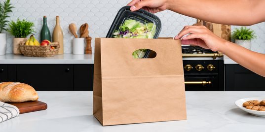 Die-cut paper bag