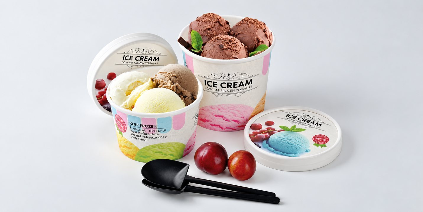 Ice cream cups & tubs