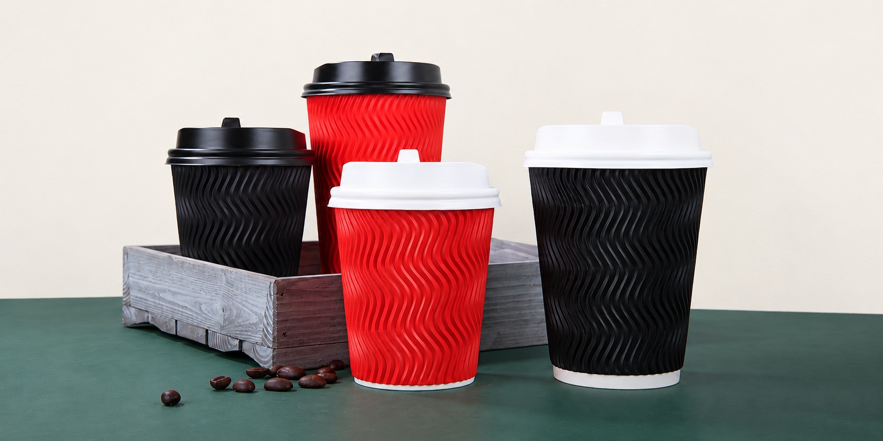Ripple & embossed cups