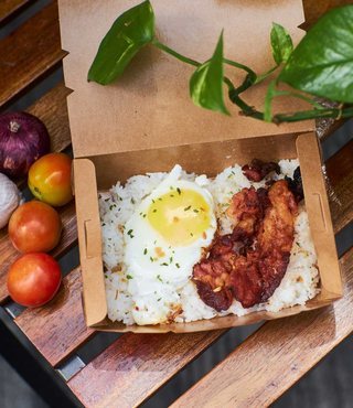 Takeaway food container