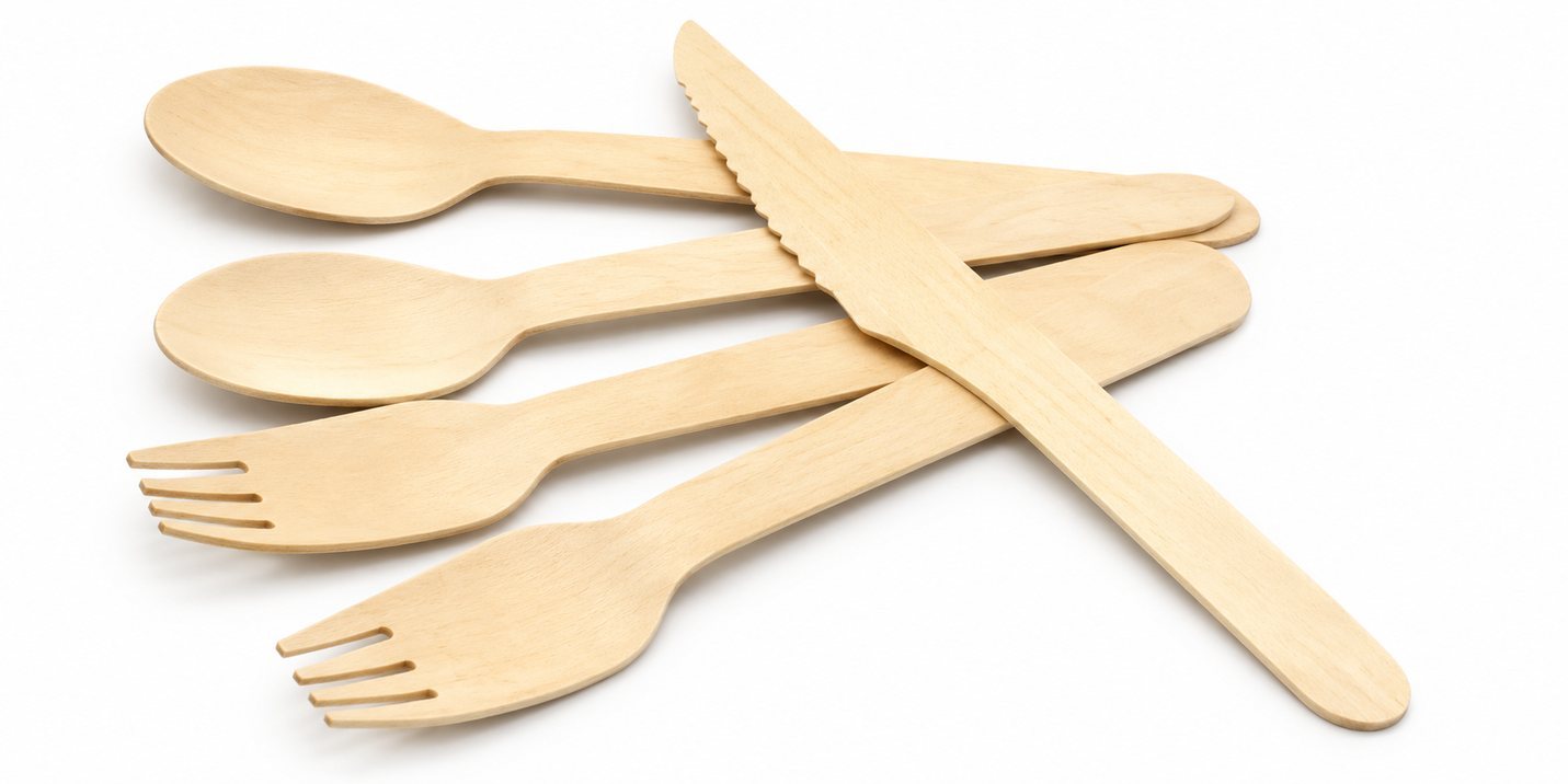 Wood & bamboo cutlery and stirrers